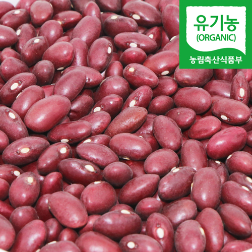 국산 유기농 적강낭콩 1kg 붉은 강낭콩 빨간콩,직송,적강낭콩,붉은강낭콩,홍대